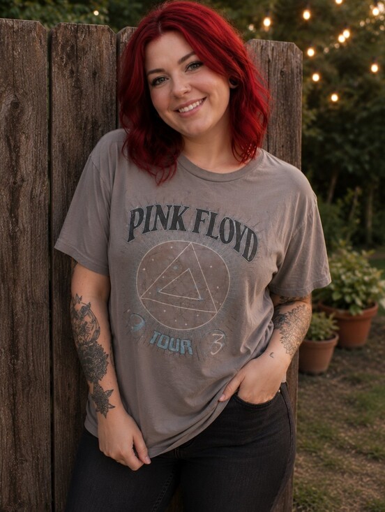 Pink Floyd Other - Pink Floyd Tour Tee - Gray